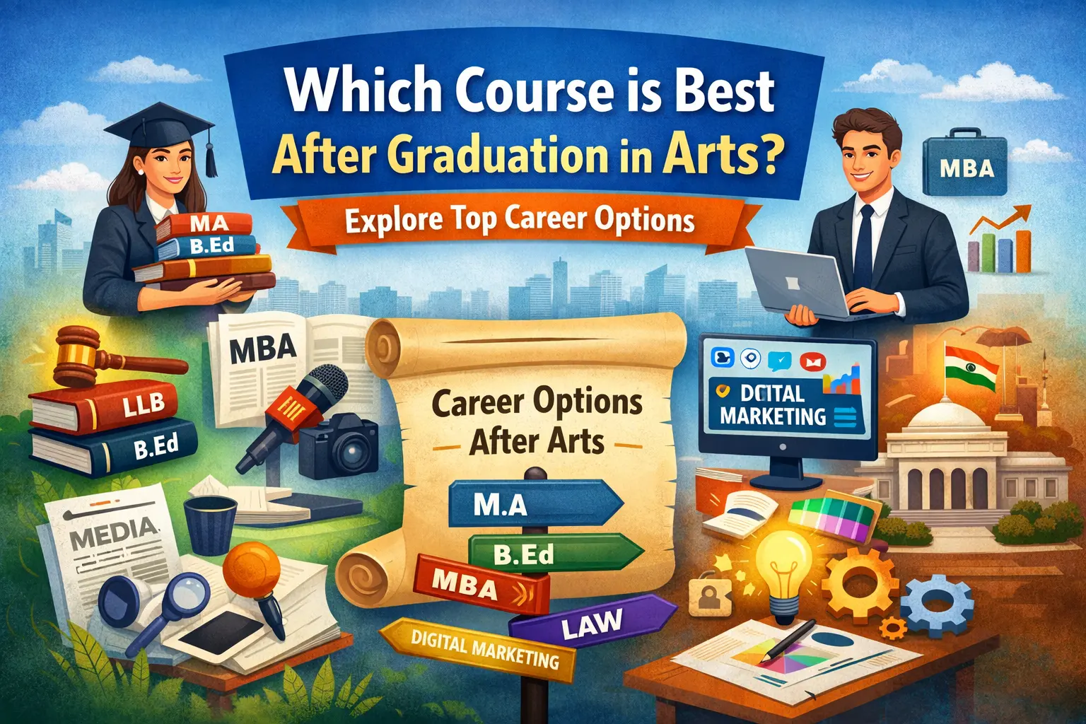 Which course is best after graduation in arts
